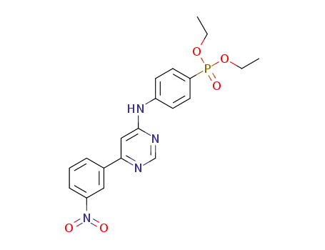 diethyl (4-{[6-(3-nitrophenyl)pyrimidin-4-yl]amino}phenyl)phosphonate