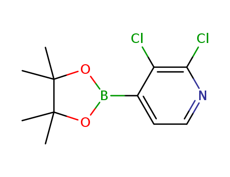 2,3-DICHLORO-4-(4,4,5,5-TETRAMETHYL-1,3,2-DIOXABOROLAN-2-YL)PYRIDINE  CAS NO.1073353-78-2