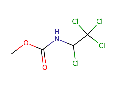 Molecular Structure of 3659-10-7 (Carbamic acid, (1,2,2,2-tetrachloroethyl)-, methyl ester)