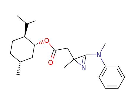 2H-Azirine-2-acetic acid, 2-methyl-3-(methylphenylamino)-,
(1R,2S,5R)-5-methyl-2-(1-methylethyl)cyclohexyl ester