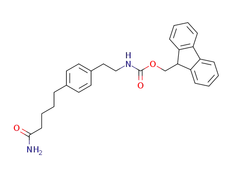 9H-9-fluorenylmethyl N-{2-[4-(5-amino-5-oxopentyl)phenyl]ethyl}carbamate