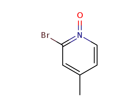 Molecular Structure of 17117-12-3 (2-Bromo-4-methylpyridine N-oxide)