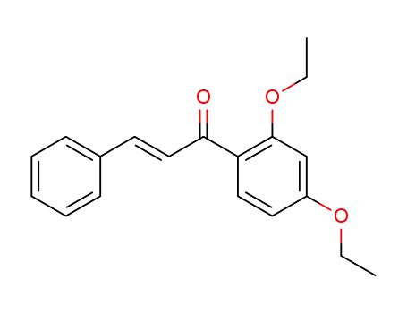 Molecular Structure of 155048-08-1 (2',4'-diethoxy-<i>trans</i>-chalcone)