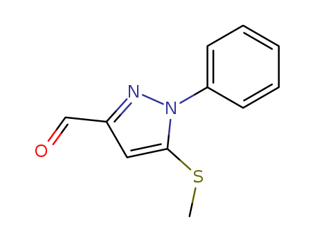 3-FORMYL-5-METHYLTHIO-1-PHENYL-1H-PYRAZOLE