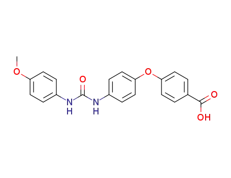 4-(4-(3-(4-methoxyphenyl)ureido)phenoxy)benzoic acid
