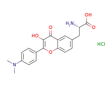 3-(2-[4-(dimethylamino)phenyl]-3-hydroxy-4-oxo-4H-chromen-6-yl)-L-alanine hydrochloride