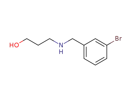 Molecular Structure of 721958-92-5 (3-[(3-BROMOBENZYL)AMINO]-1-PROPANOL HYDROCHLORIDE)