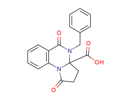 4-BENZYL-1,5-DIOXO-2,3,4,5-TETRAHYDROPYRROLO[1,2-A]QUINAZOLINE-3A(1H)-CARBOXYLIC ACID