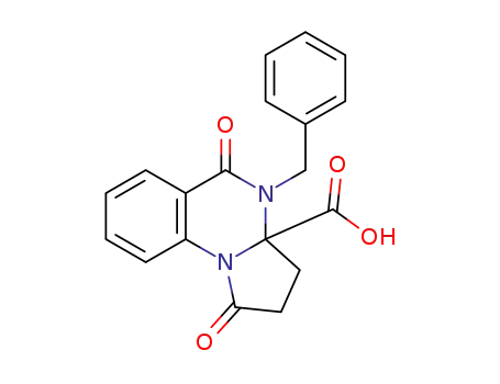 4-BENZYL-1,5-DIOXO-2,3,4,5-TETRAHYDROPYRROLO[1,2-A]QUINAZOLINE-3A(1H)-CARBOXYLIC ACID