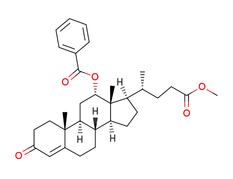 (12α)-12-(benzoyloxy)-3-oxochol-4-en-24-oic acid methyl ester
