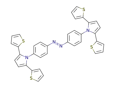 Molecular Structure of 425642-60-0 (4,4'-bis-[(2,5-di-thien-2-yl)-pyrrol-1-yl]azobenzene)