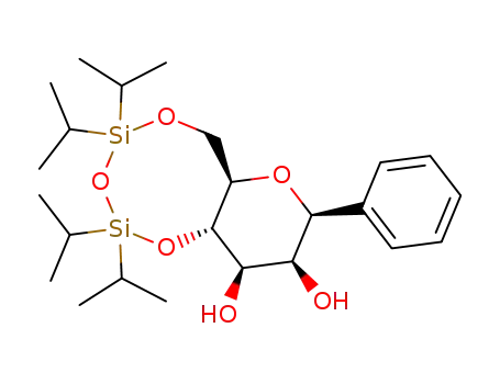(2S,3S,4R,4aS,10aR)-6,6,8,8-Tetraisopropyl-2-phenyl-hexahydro-1,5,7,9-tetraoxa-6,8-disila-benzocyclooctene-3,4-diol