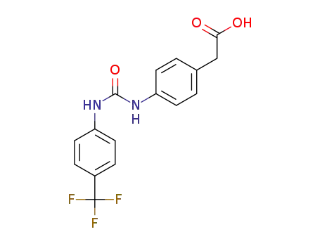 (4-{[(4-trifluoromethylphenyl)carbamoyl]amino}phenyl)acetic acid