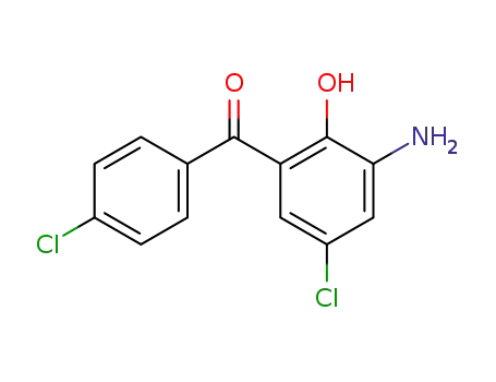 Methanone, (3-amino-5-chloro-2-hydroxyphenyl)(4-chlorophenyl)-
