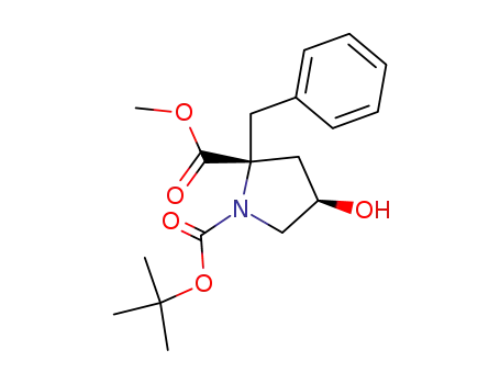 (2R,4R)-2-Benzyl-4-hydroxy-pyrrolidine-1,2-dicarboxylic acid 1-tert-butyl ester 2-methyl ester