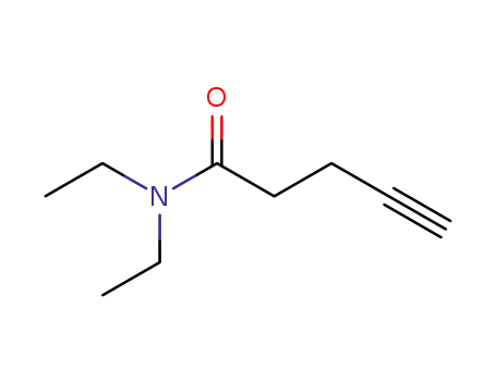 Molecular Structure of 13991-17-8 (N,N-diethylpent-4-ynamide)