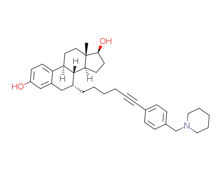 3,17β-bis(hydroxy)-7α-[6-(4-piperidin-1-ylmethyl-phenyl)-hex-5-ynyl]-estra-1,3,5(10)-triene