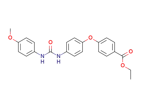ethyl 4-(4-(3-(4-methoxyphenyl)ureido)phenoxy)benzoate