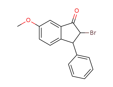 2-bromo-6-methoxy-3-phenylindanone