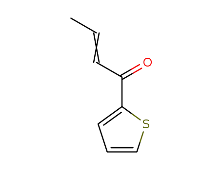 Molecular Structure of 31618-83-4 ((2E)-1-thiophen-2-ylbut-2-en-1-one)