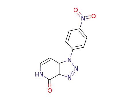 Molecular Structure of 847455-67-8 (4H-1,2,3-Triazolo[4,5-c]pyridin-4-one, 1,5-dihydro-1-(4-nitrophenyl)-)