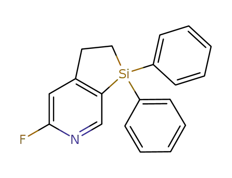 Molecular Structure of 1430235-43-0 (C<sub>19</sub>H<sub>16</sub>FNSi)