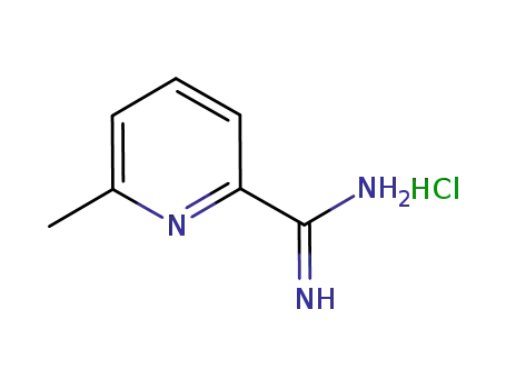 Molecular Structure of 112736-11-5 (6-MethylpicoliniMidaMide hydrochloride)
