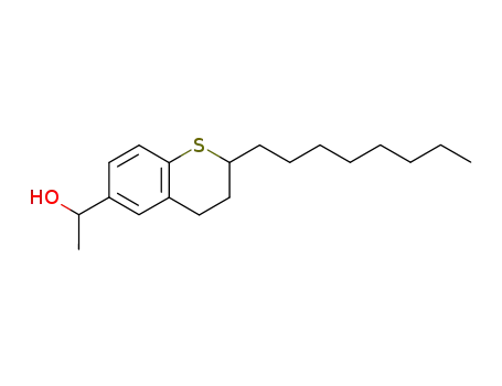 2H-1-Benzothiopyran-6-methanol, 3,4-dihydro-a-methyl-2-octyl-