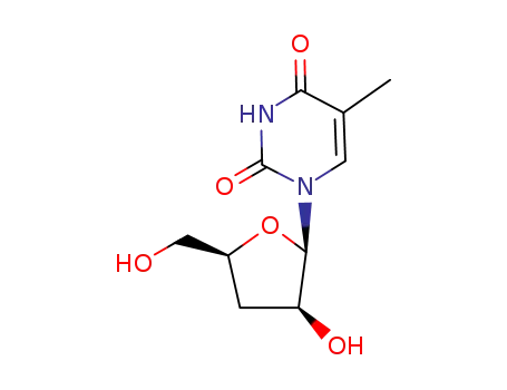 1-(3-deoxy-beta-D-threo-pentofuranosyl)-5-methylpyrimidine-2,4(1H,3H)-dione