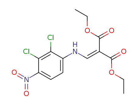 Propanedioic acid, [[(2,3-dichloro-4-nitrophenyl)amino]methylene]-,
diethyl ester
