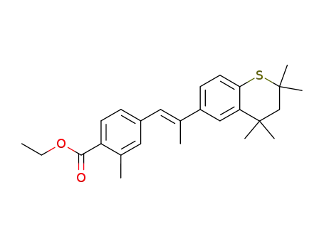 ethyl (E)-4-[(2,3-dihydro-2,2,4,4-tetramethyl-2H-1-benzothiopyran-6-yl)-1-propenyl]-2-methylbenzoate