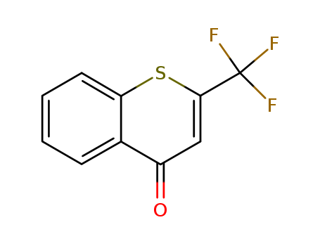 Molecular Structure of 156909-12-5 (4H-1-Benzothiopyran-4-one, 2-(trifluoromethyl)-)