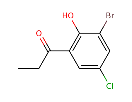3-bromo-5-chloro-2-hydroxypropiophenone