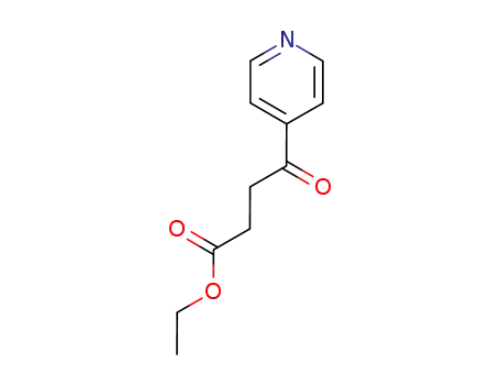Molecular Structure of 25370-46-1 (4-OXO-4-PYRIDIN-4-YL-BUTYRIC ACID ETHYL ESTER)
