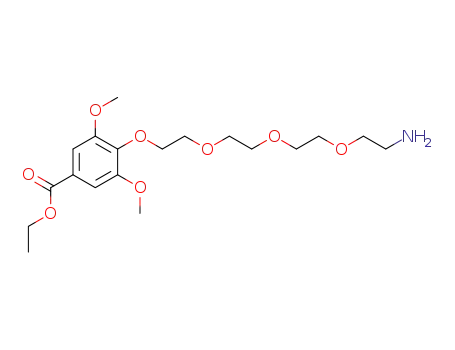4-(2-(2-(2-(2-aminoethoxy)ethoxy)ethoxy)ethoxy)-3,5-dimethoxybenzoic acid ethyl ester