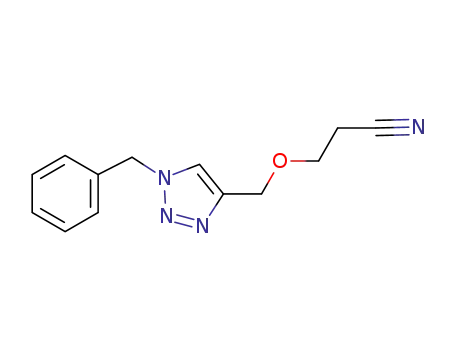 3-[(1-benzyl-1,2,3-triazol-4-yl)methoxy]propanenitrile
