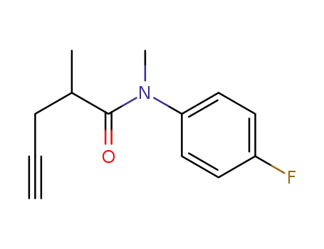 N-(4-fluorophenyl)-N,2-dimethylpent-4-ynamide