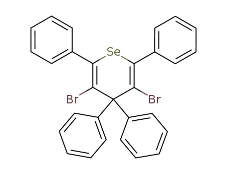 3,5-dibromo-2,4,4,6-tetraphenyl-4H-selenopyran