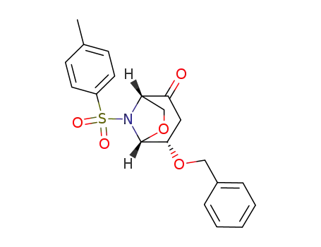 6-Oxa-8-azabicyclo[3.2.1]octan-2-one,
8-[(4-methylphenyl)sulfonyl]-4-(phenylmethoxy)-, (1S,4S,5R)-
