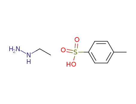 Molecular Structure of 112306-57-7 (Hydrazine, ethyl-, mono(4-methylbenzenesulfonate))