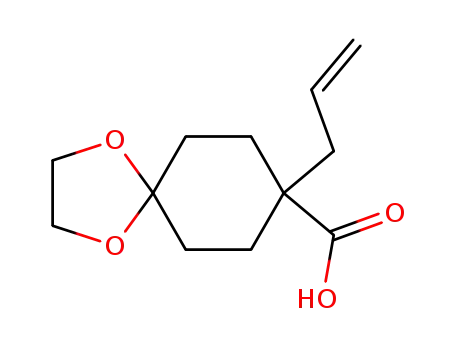 8-(2'-propenyl)-1,4-dioxaspiro[4.5]decane-8-carboxylic acid