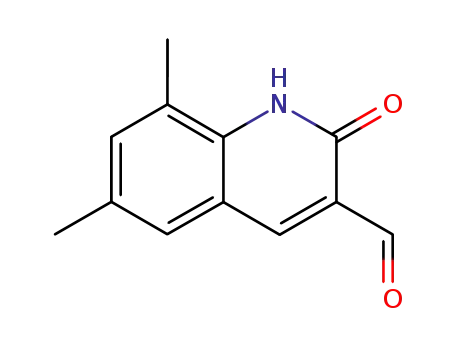 6,8-디메틸-2-옥소-1,2-디히드로-3-퀴놀린카발데하이드