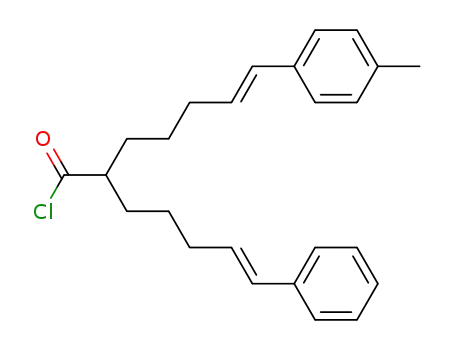 (E)-2-((E)-5-Phenyl-pent-4-enyl)-7-p-tolyl-hept-6-enoyl chloride