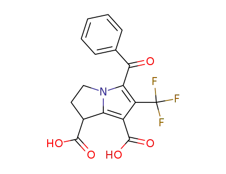 1H-Pyrrolizine-1,7-dicarboxylic acid,
5-benzoyl-2,3-dihydro-6-(trifluoromethyl)-