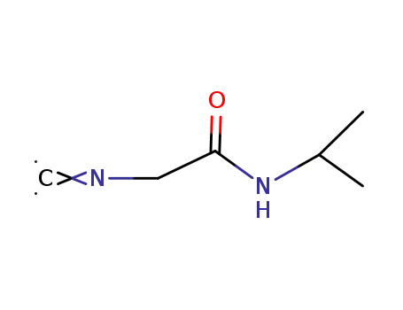 Molecular Structure of 65294-68-0 (Acetamide, 2-isocyano-N-(1-methylethyl)-)