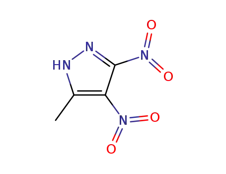 Molecular Structure of 38859-00-6 (5-METHYL-3,4-DINITRO-1H-PYRAZOLE)