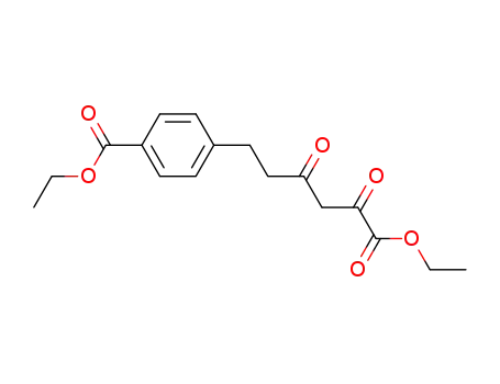 Molecular Structure of 528596-98-7 (ethyl 4-(5-ethoxycarbonyl-3,5-dioxopentyl)benzoate)