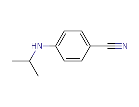 Molecular Structure of 204078-26-2 (4-(IsopropylaMino)benzonitrile)