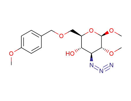 (2R,3S,4S,5R,6R)-4-Azido-5,6-dimethoxy-2-(4-methoxy-benzyloxymethyl)-tetrahydro-pyran-3-ol