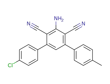 5'-AMINO-4''-CHLORO-4-METHYL-[1,1':3',1'']TERPHENYL-4',6'-DICARBONITRILE